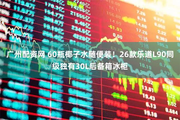 广州配资网 60瓶椰子水随便装！26款乐道L90同级独有30L后备箱冰柜